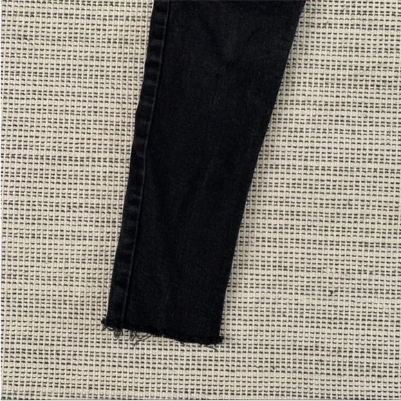 REDONE ORIGINALS High Rise Ankle Crop in Black Size 24 - Picture 11 of 14